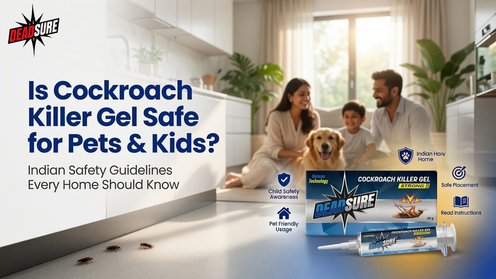 Is Cockroach Killer Gel Safe for Pets and Kids? Indian Safety Guide