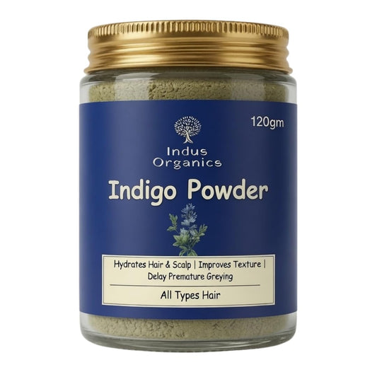 Indigo Powder for Hair Color Chemical Free Dye Powder - 120gm