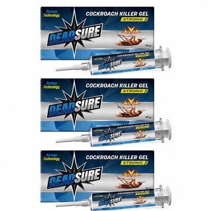 Deadsure cockroach Killer gel (Pack of 3, 105gm)