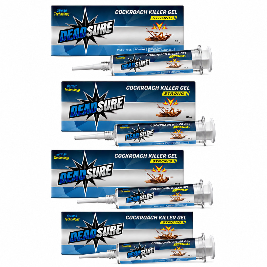 Deadsure cockroach Killer gel (Pack of 4, 140gm)