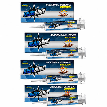 Deadsure cockroach Killer gel (Pack of 4, 140gm)