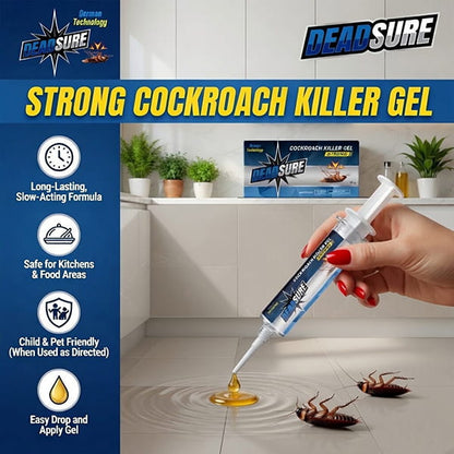 Deadsure cockroach Killer gel (Pack of 4, 140gm)